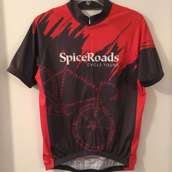 Spice Roads Cycle Tours Cycling Shirt size Small - Picture 1 of 8